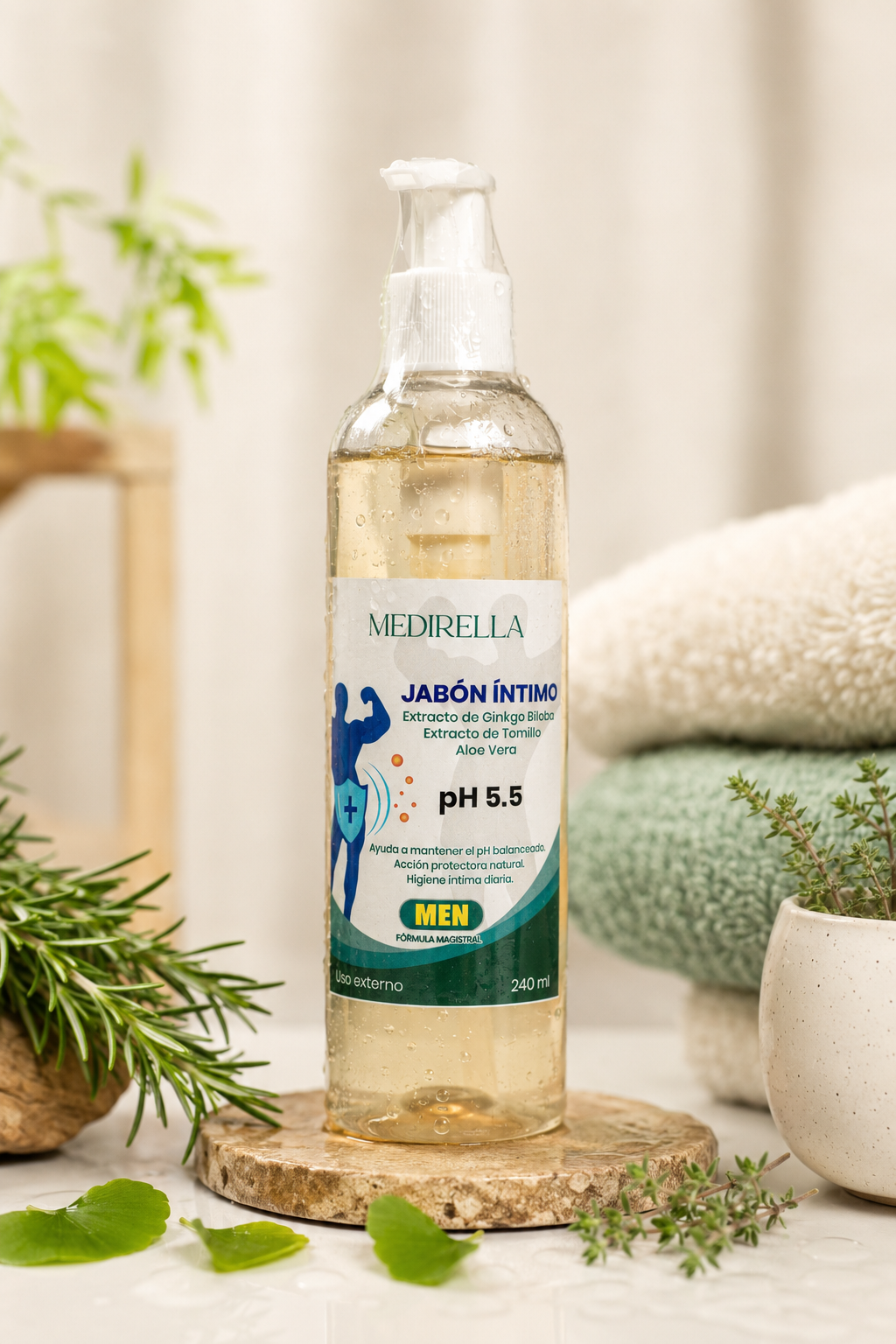 JABON INTIMO MEN  FORTE pH 5.5 -  240ml